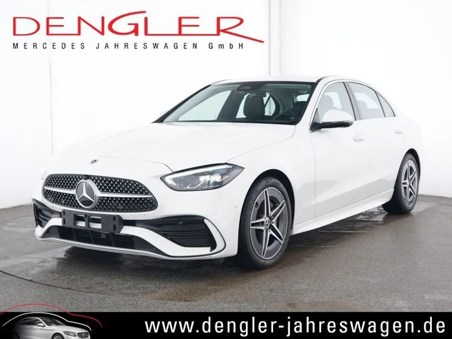 Mercedes-Benz C 180 MEMORY*360°*AMBIENTE AMG Line Advanced + Weiß - 1