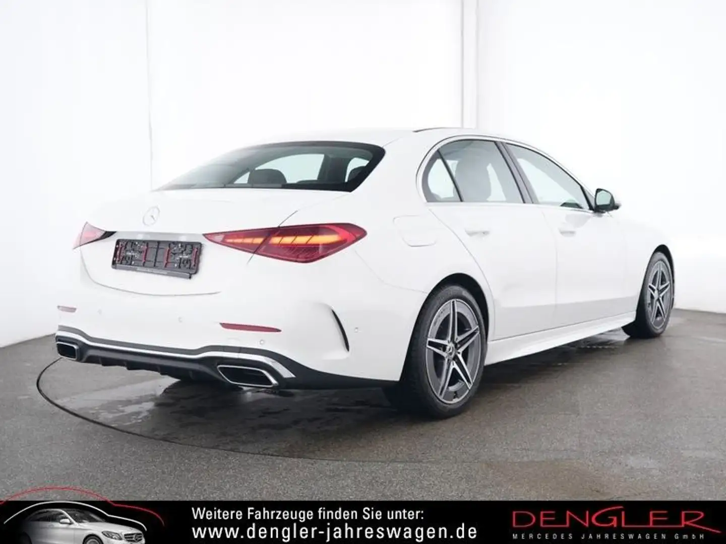 Mercedes-Benz C 180 MEMORY*360°*AMBIENTE AMG Line Advanced + Weiß - 2