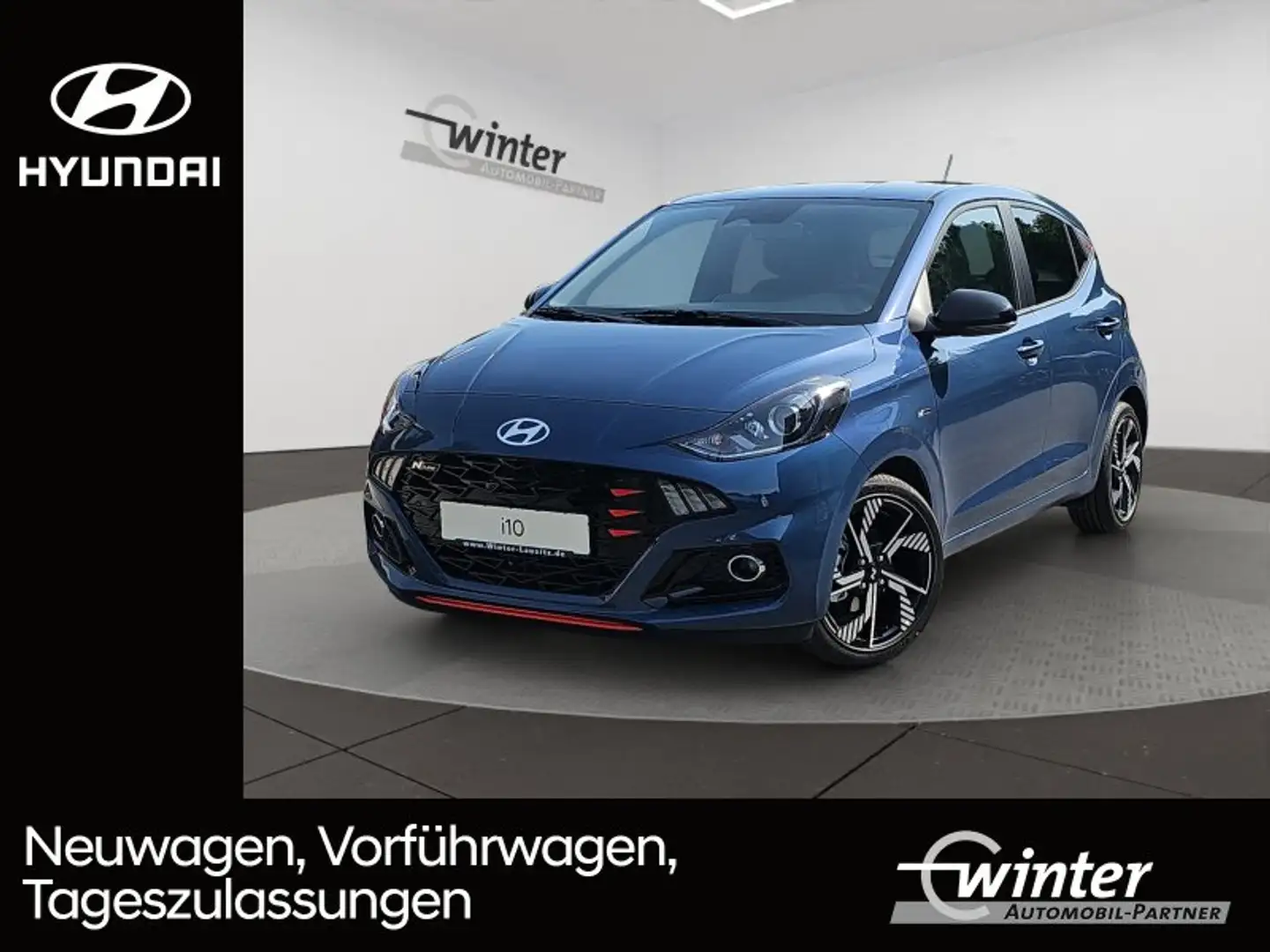 Hyundai i10 1.0 T-GDI N LINE/NAVI/DAB/PDC/KAMERA Blau - 1