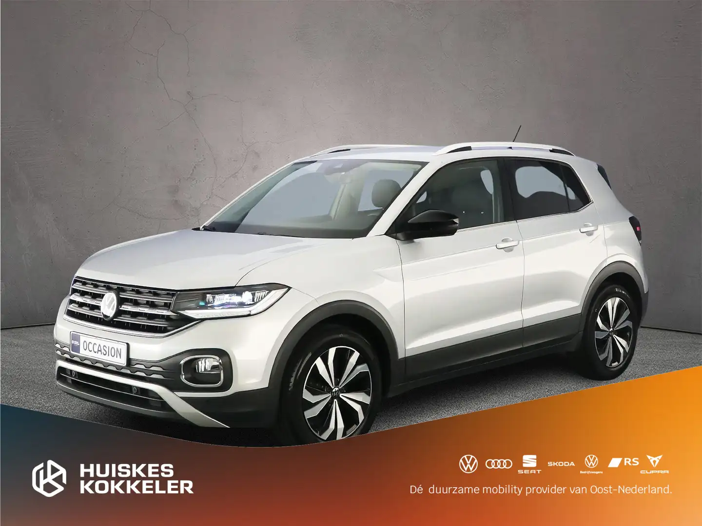 Volkswagen T-Cross Style 1.0 TSI 110pk DSG Automaat Adaptive cruise c Argent - 1