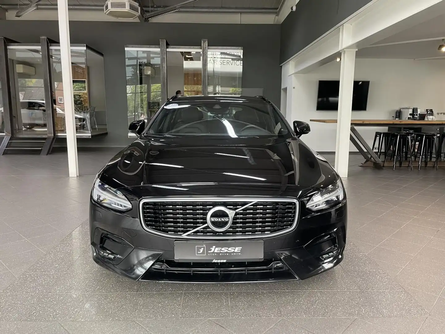 Volvo V90 D5 AWD R Design LED Navi BLIS ACC Schwarz - 2
