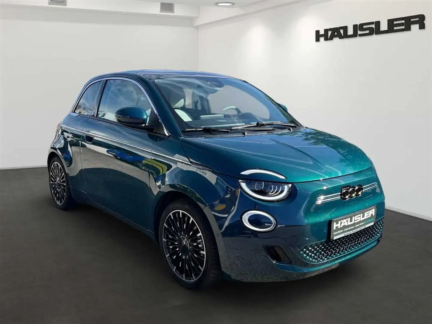 Fiat 500 La Prima mit 42 kWh*Navi*Leder*RFK Grün - 2