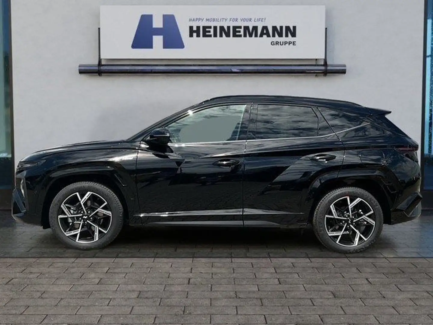 Hyundai TUCSON N Line Mild-Hybrid 4WD Panor.-Dach Sitz-P Schwarz - 2