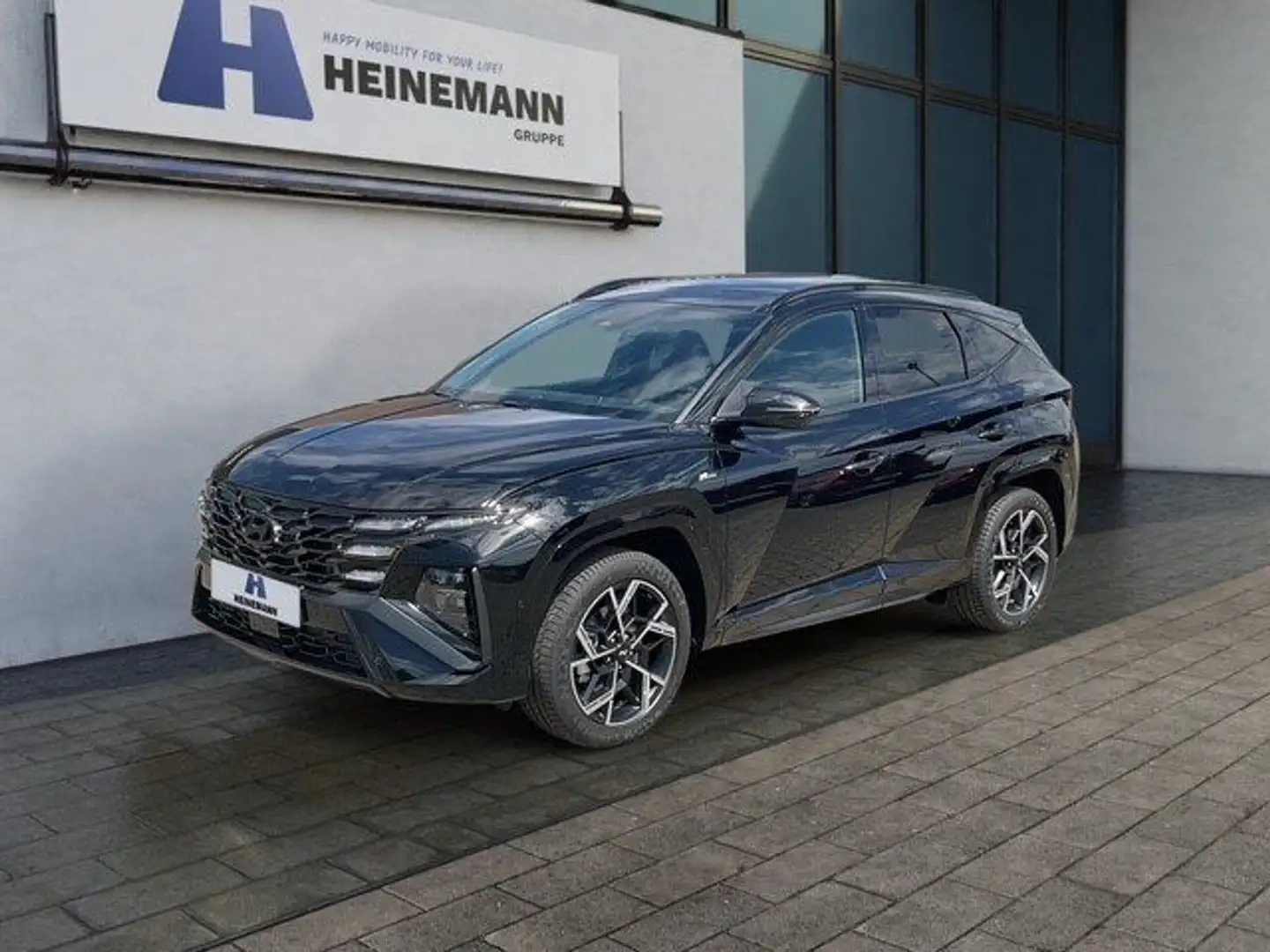 Hyundai TUCSON N Line Mild-Hybrid 4WD Panor.-Dach Sitz-P Schwarz - 1