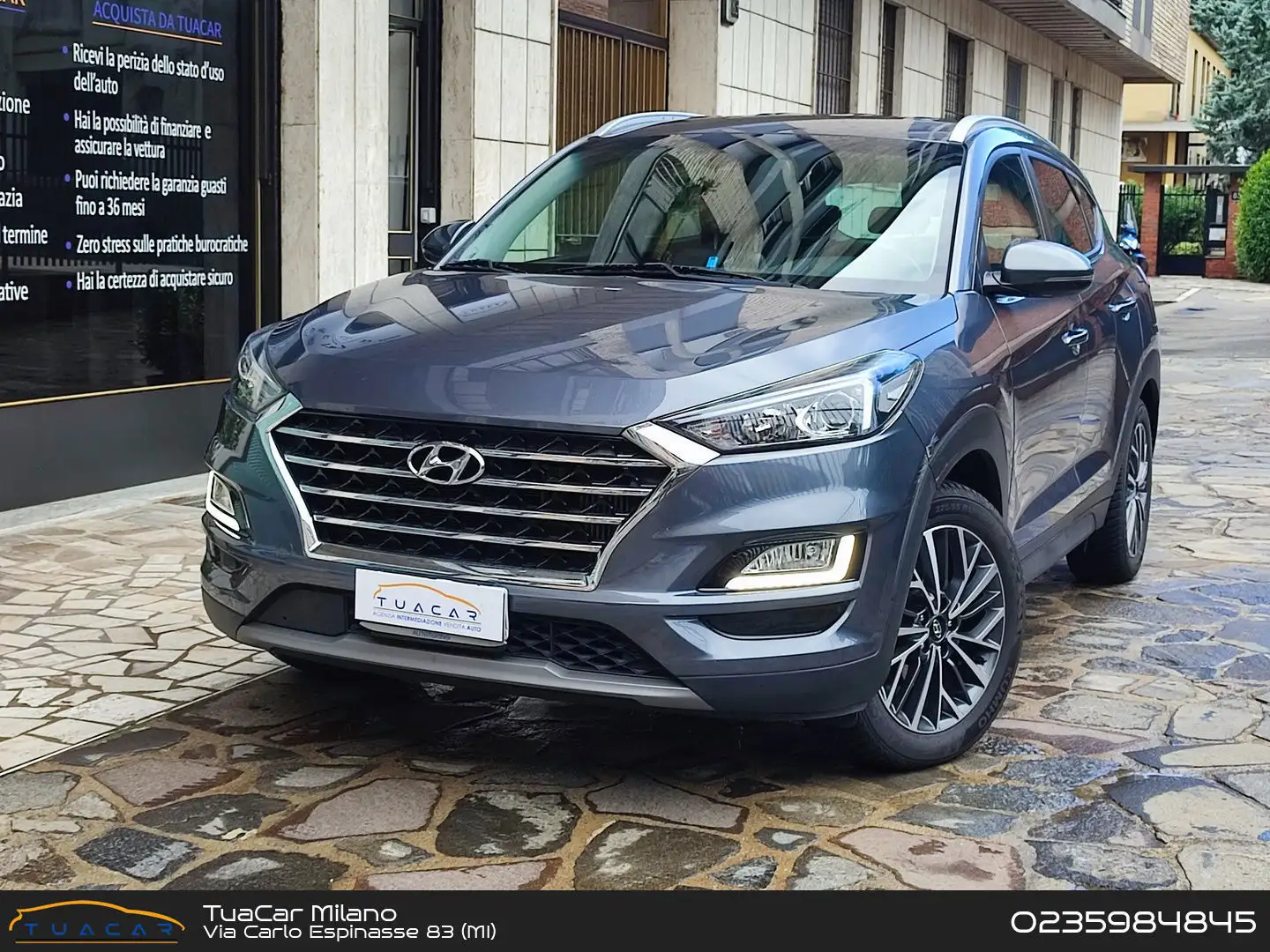 Hyundai TUCSON Xprime 1.6 CRDi C. Aut. Gris - 1