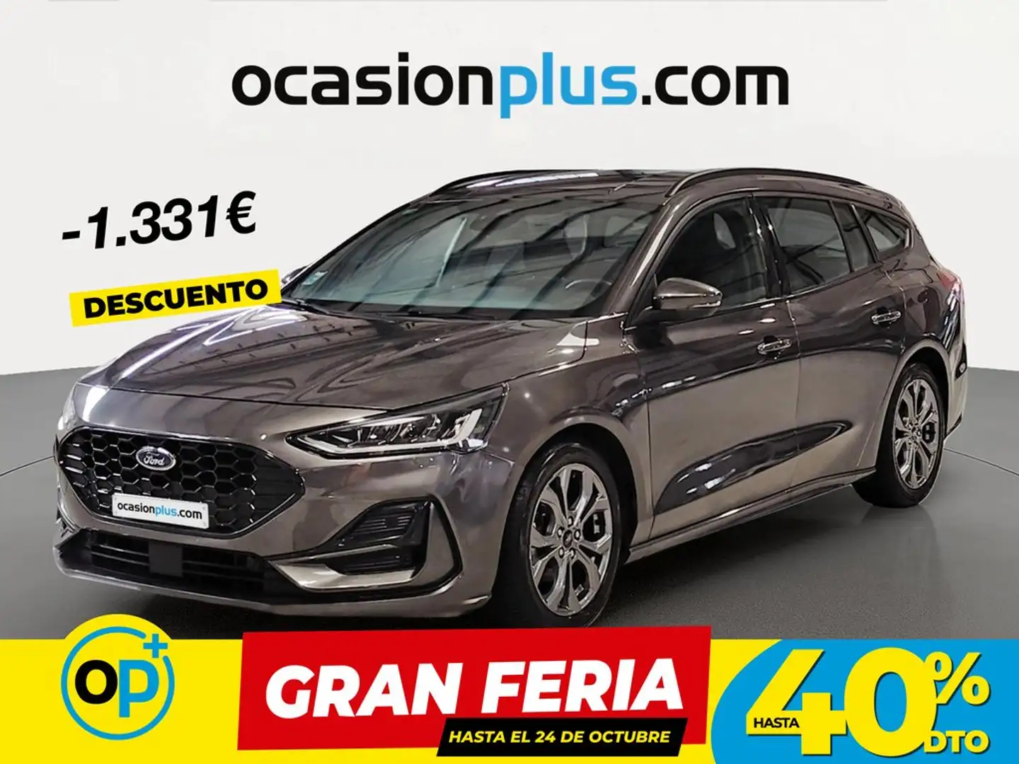 Ford Focus Sportbreak 1.0 Ecoboost MHEV ST-Line 155 Aut. Gris - 1