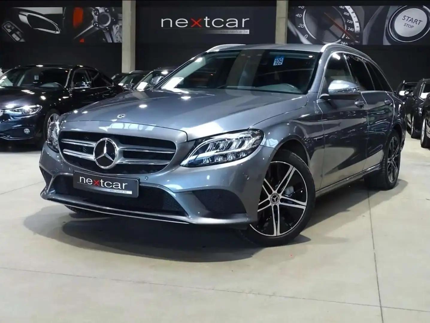 Mercedes-Benz C 300 de PHEV *LANE ASSIST-ANGLE MORT-VIRTUAL-FULL LED* Gris - 1