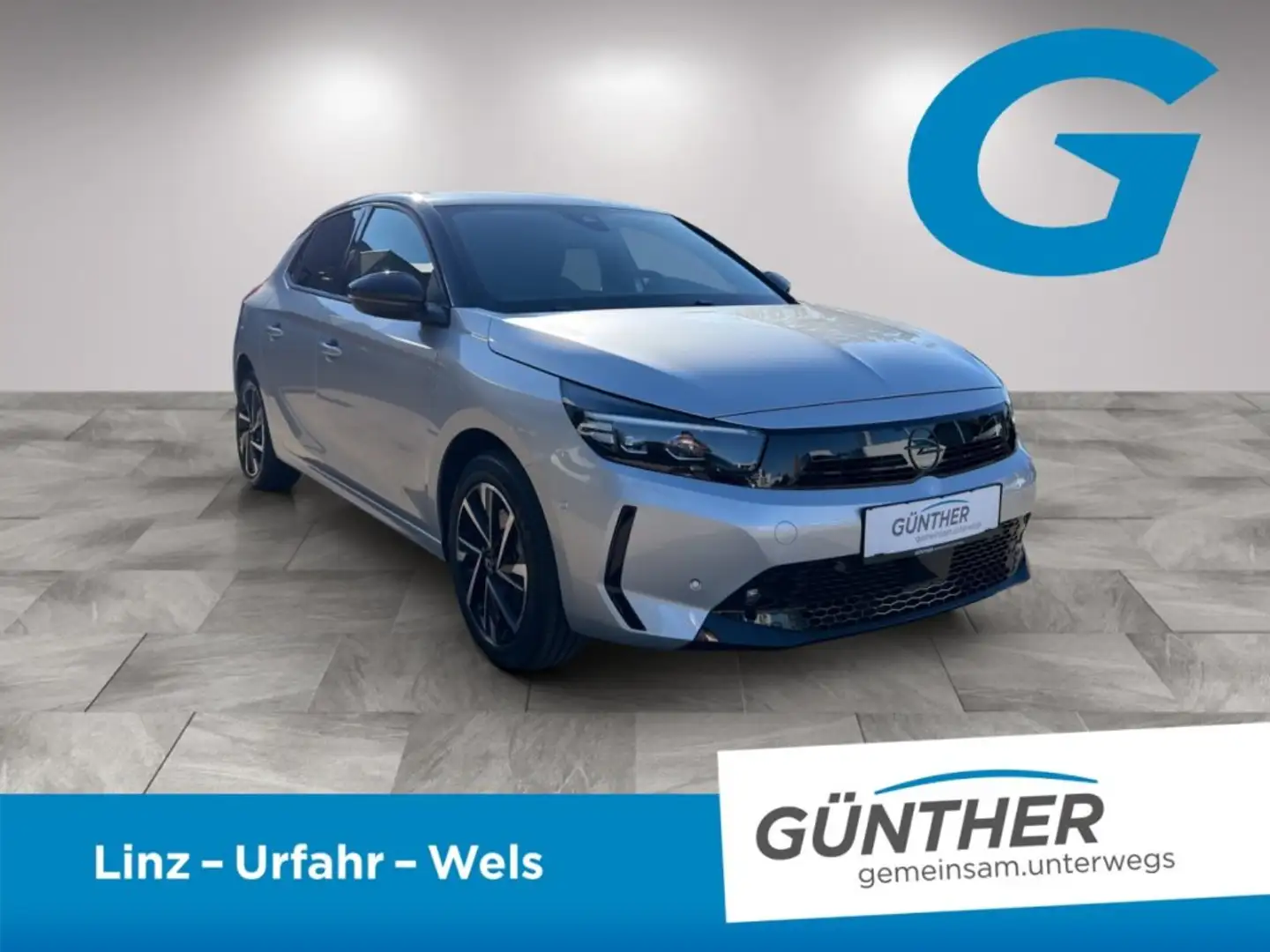 Opel Corsa GS 1.2  Direct Injection Turbo Silber - 2