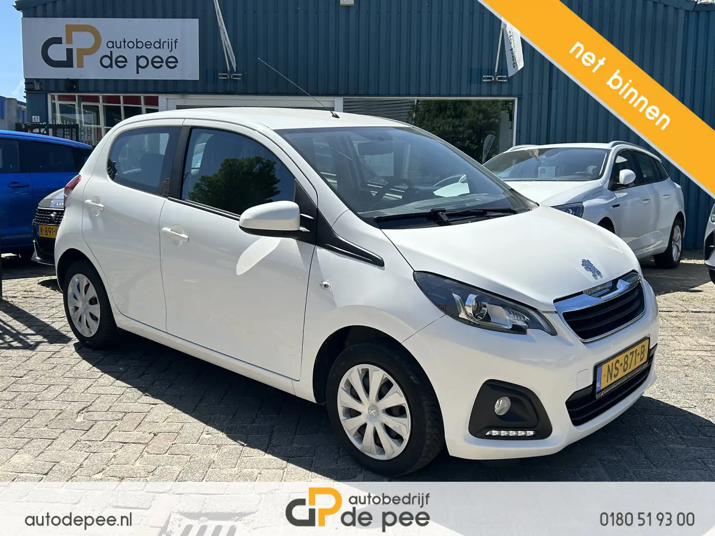 Peugeot 108 1.0 e-VTi Blue Lion GARANTIE/AIRCO/CV+AB/EL.RAMEN/ Weiß - 1