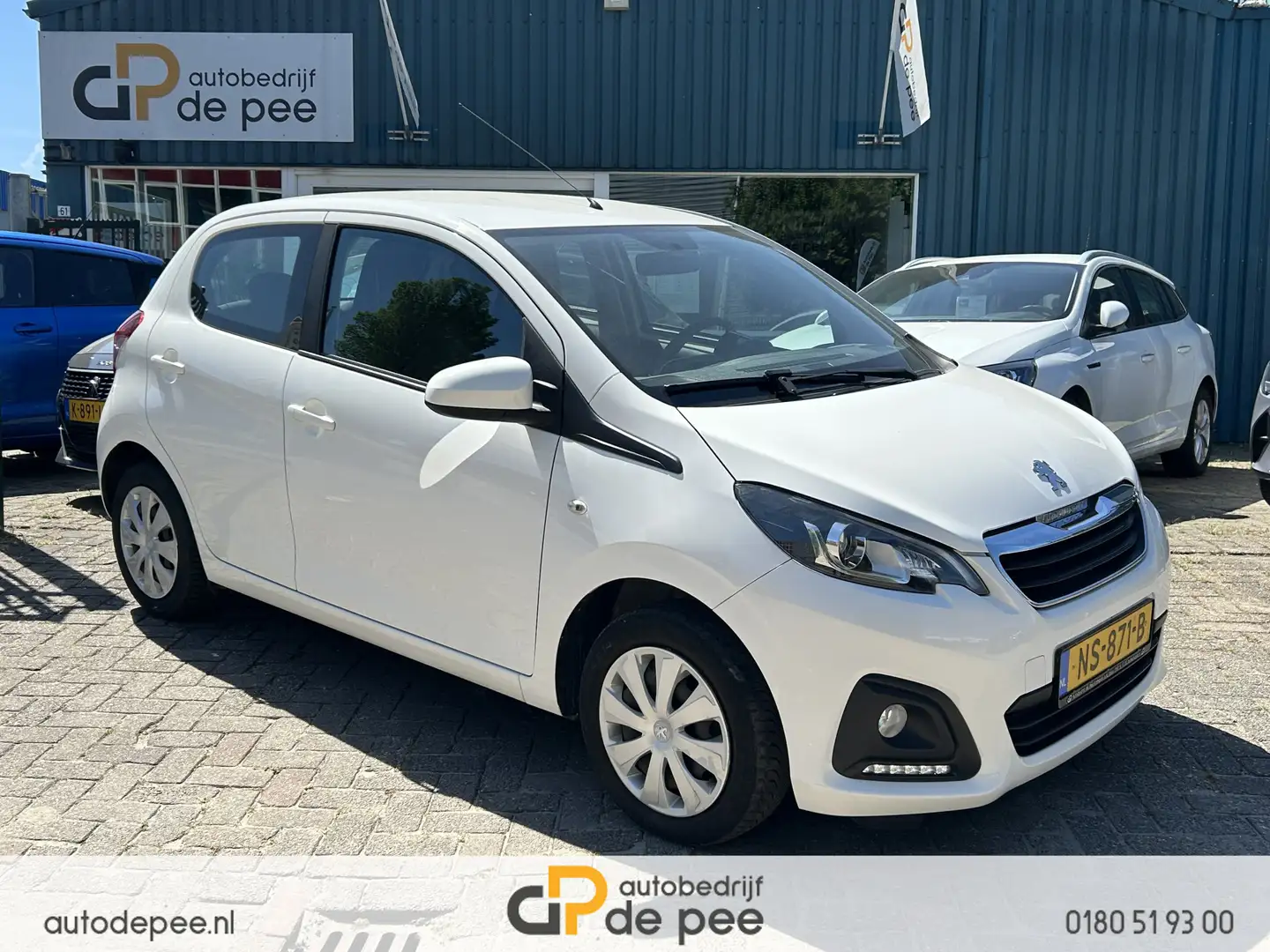 Peugeot 108 1.0 e-VTi Blue Lion GARANTIE/AIRCO/CV+AB/EL.RAMEN/ Blanc - 1
