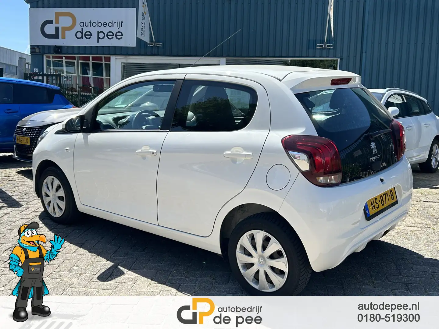 Peugeot 108 1.0 e-VTi Blue Lion GARANTIE/AIRCO/CV+AB/EL.RAMEN/ Weiß - 2