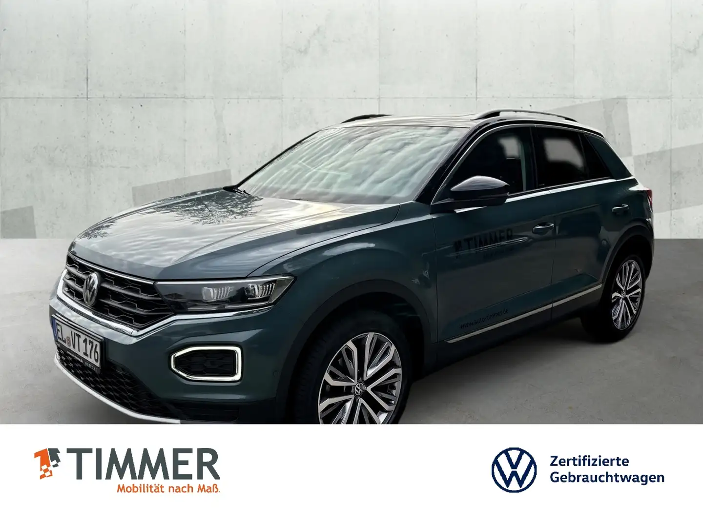 Volkswagen T-Roc 1.6 TDI IQ.DRIVE *NAVI*STANDHEIZUNG*KAMERA*LED* Blau - 1