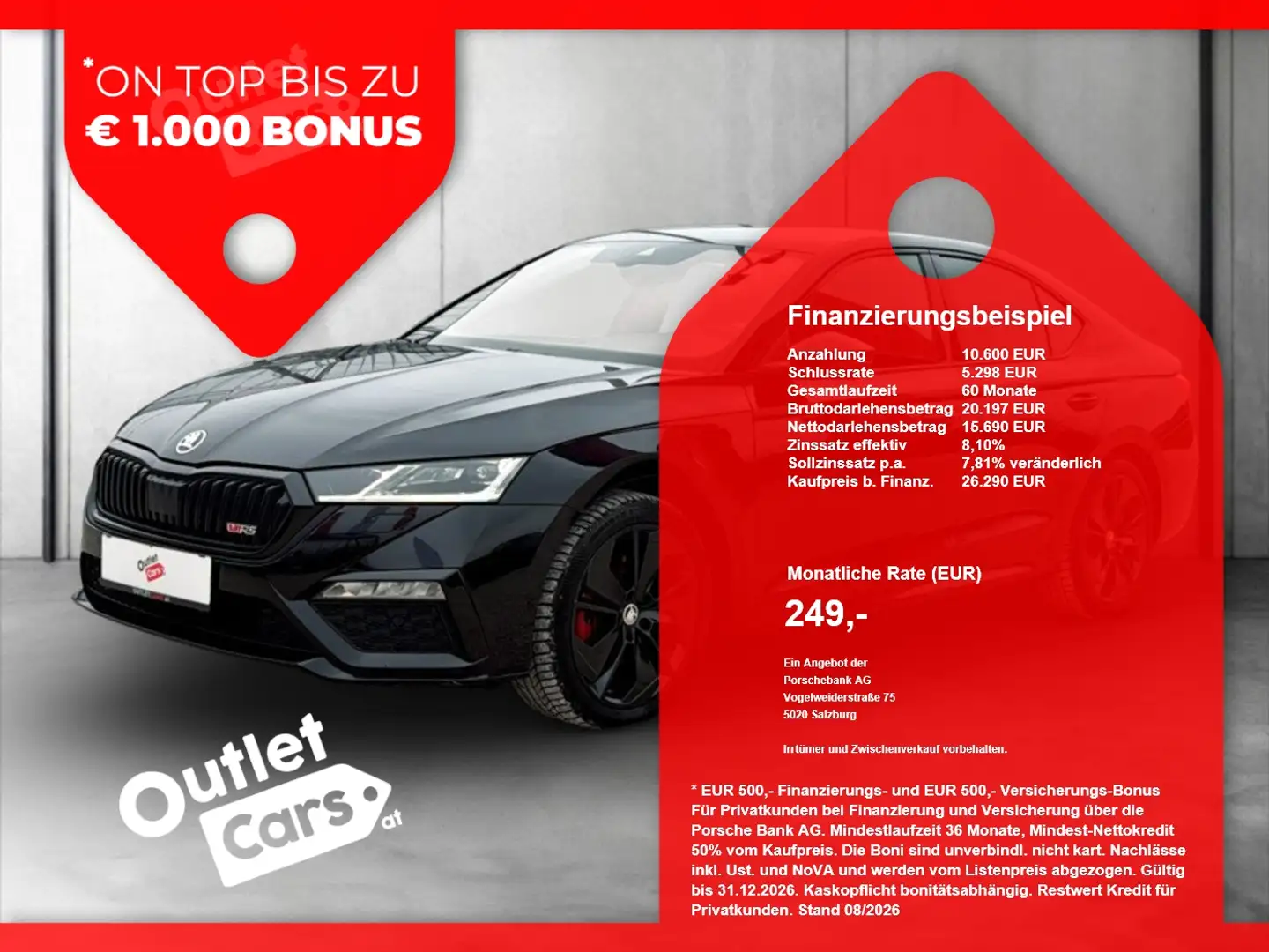 Skoda Octavia Limo 2.0 TDI RS 4X4 Aut. MATRIX+AHK+RADAR Schwarz - 1