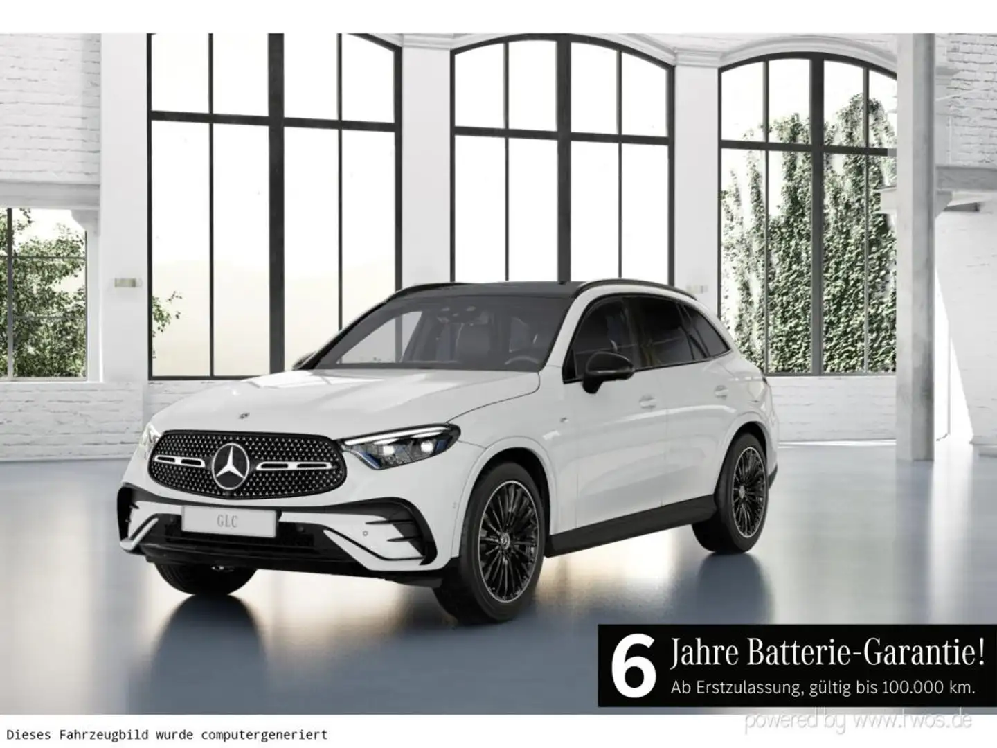 Mercedes-Benz GLC 300 e 4M mit EQ Hybrid Technologie AMG Pano Weiß - 1