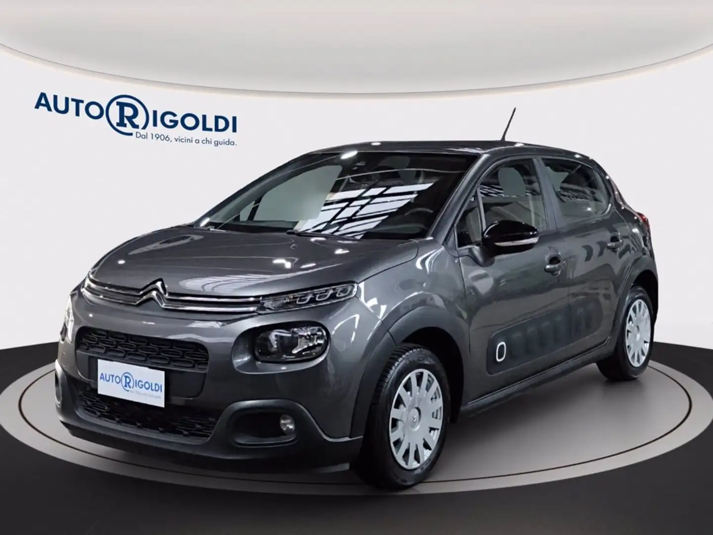 Citroen C3 1.2 puretech feel s&s 83cv neopatentati my18 Grigio - 1