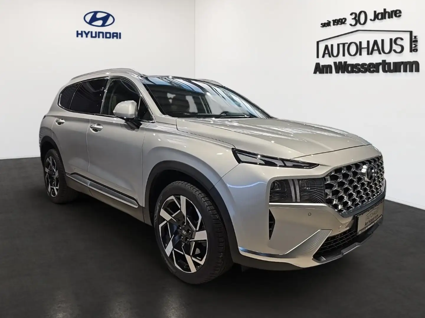 Hyundai SANTA FE 2.2 CRDi 2WD 8-DCT Prime 7-Sitzer Panoramadach Ass Plateado - 2