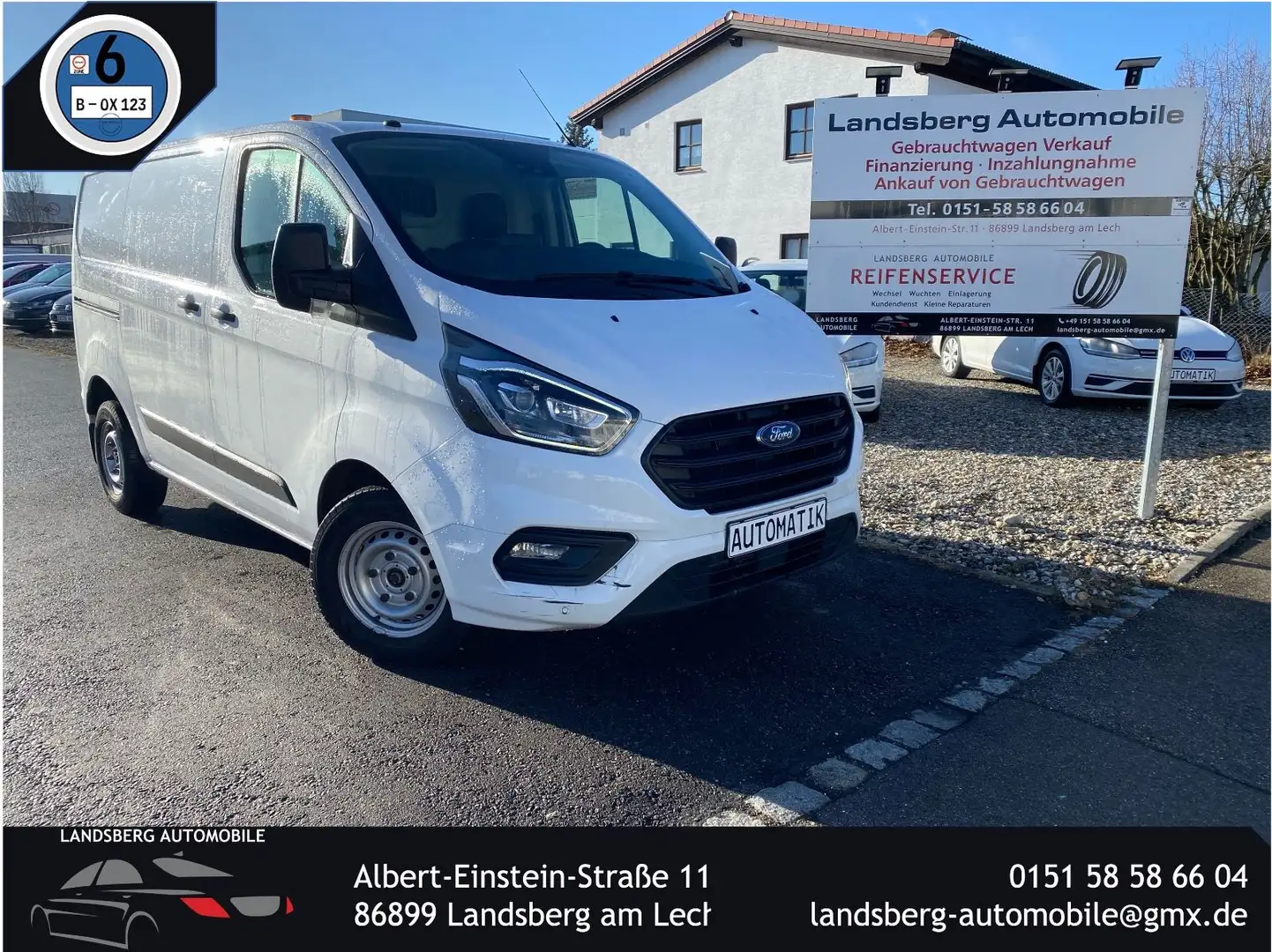 Ford Transit Custom Kasten 280 L1 Trend Weiß - 1