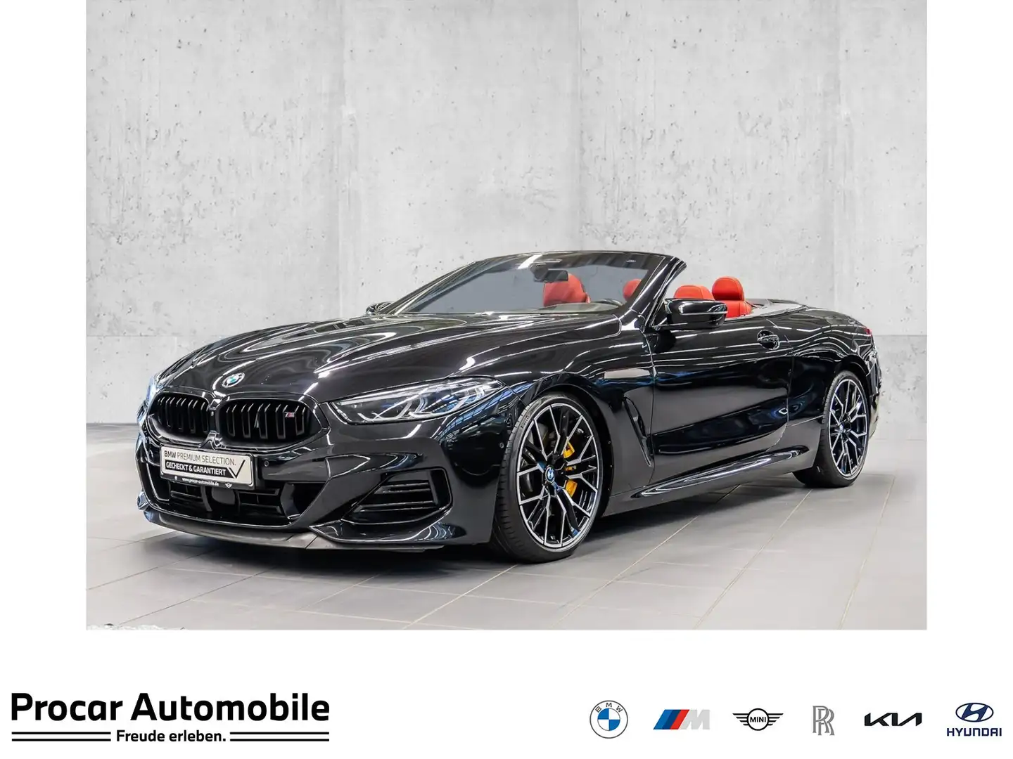 BMW M850 i xDrive Cabrio M Sport HUD ACC RFK NAVI LM Schwarz - 1