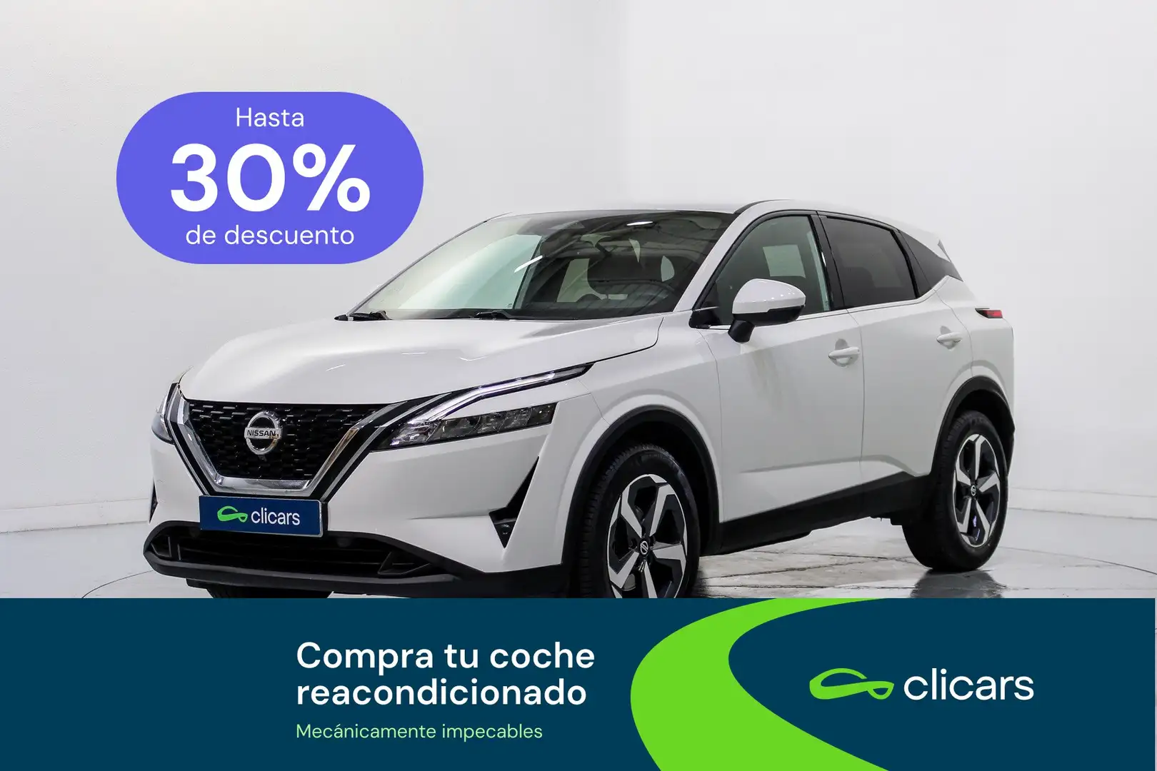 Nissan Qashqai 1.3 DIG-T mHEV 12V N-Connecta 4x2 103kW Blanco - 1