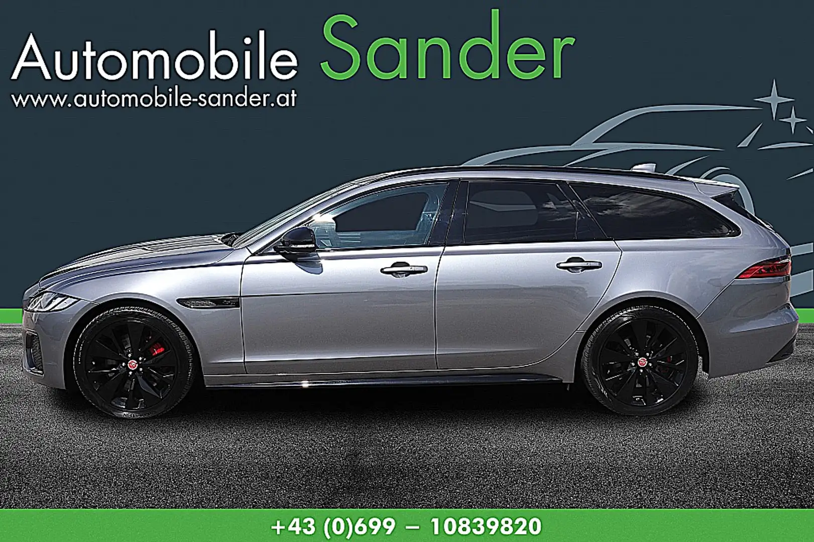 Jaguar XF Sportbrake D200 AWD R-Dynamic Black Aut. Gris - 2