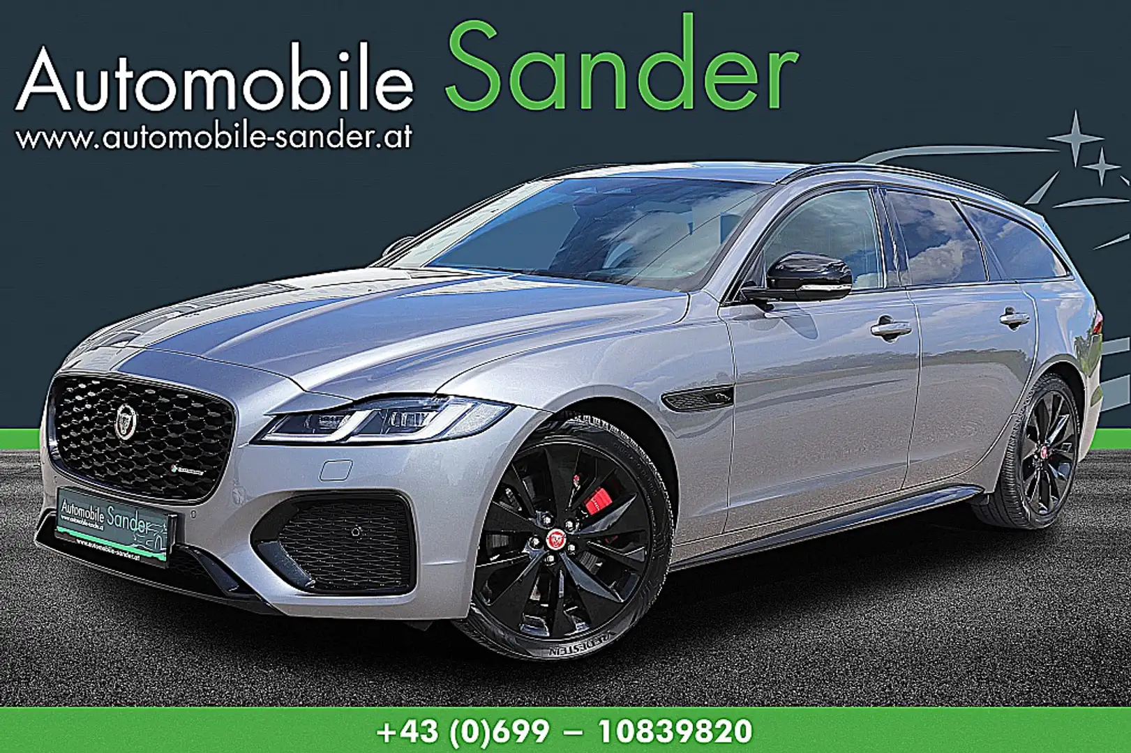 Jaguar XF Sportbrake D200 AWD R-Dynamic Black Aut. Gris - 1
