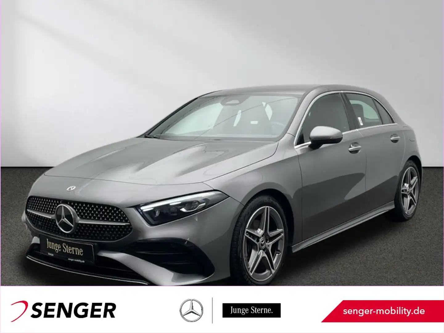 Mercedes-Benz A 200 d AMG Distronic Multibeam-LED Kamera AHK Gris - 1