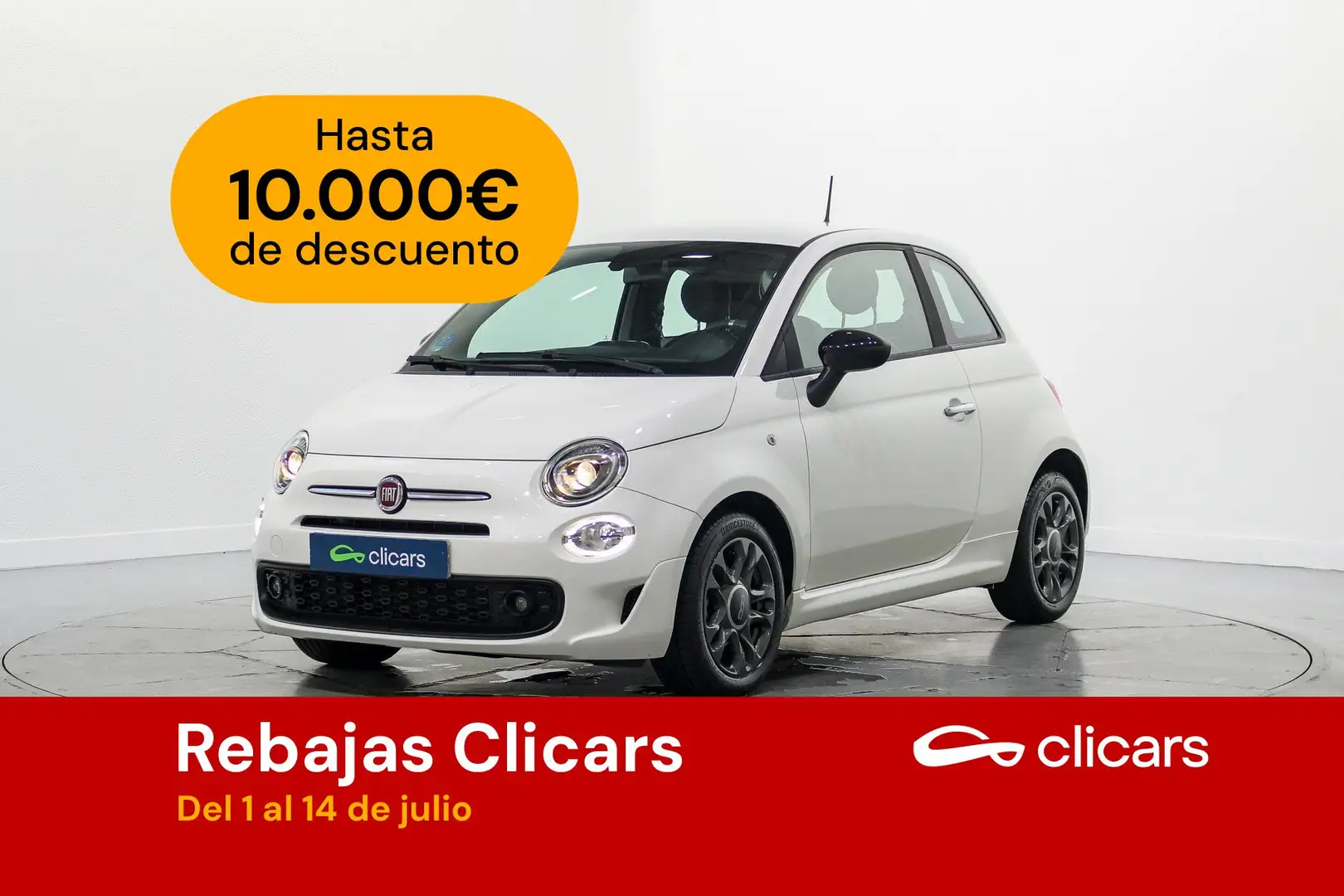 Fiat 500 1.0 Hybrid Connect 52kW Blanco - 1