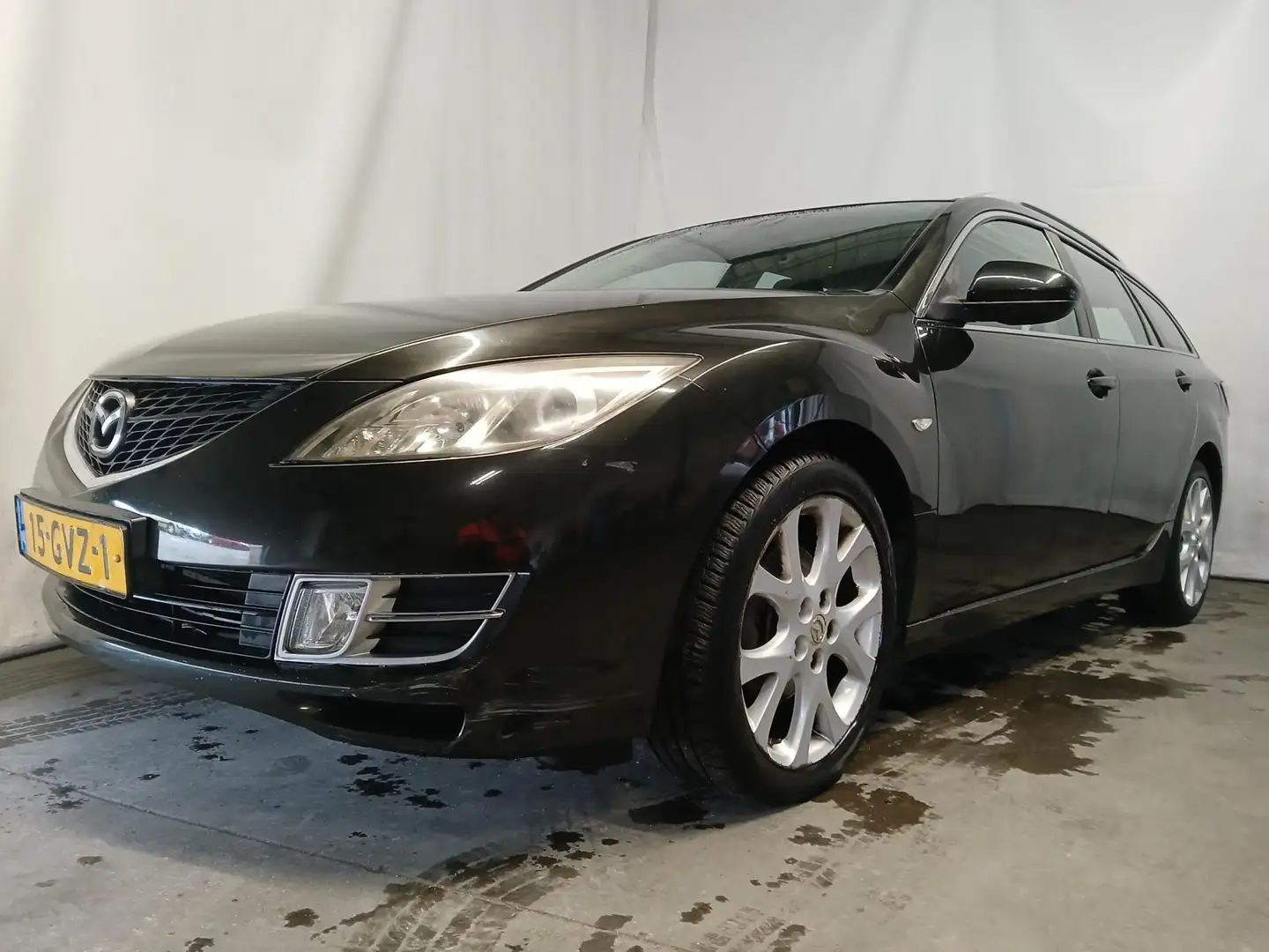 Mazda 6 Sportbreak 1.8 Touring - Airco - Motor Schade Zwart - 2