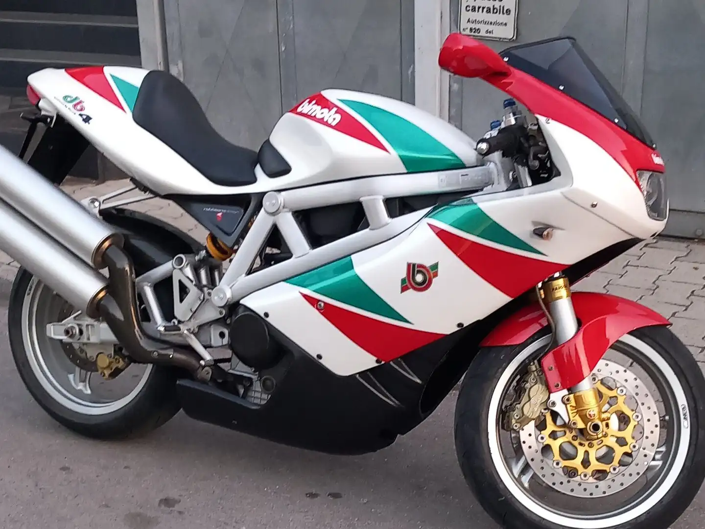 Bimota DB 4 Db4 monoposto tricolore Bílá - 1