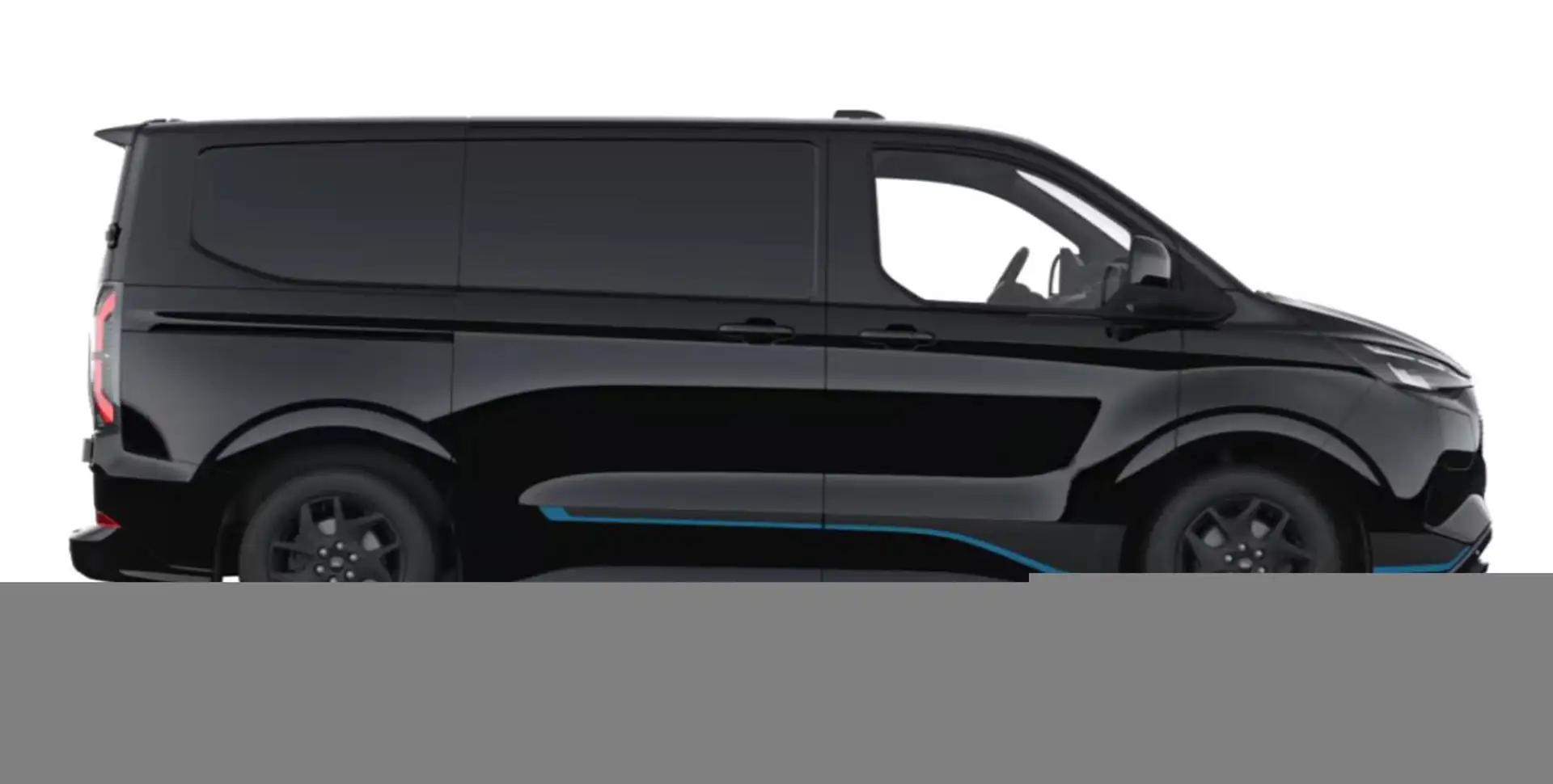 Ford E-Transit Custom Sport 71kWh L1 LED SHZ 3S 17Z 160 kW (21... Schwarz - 2