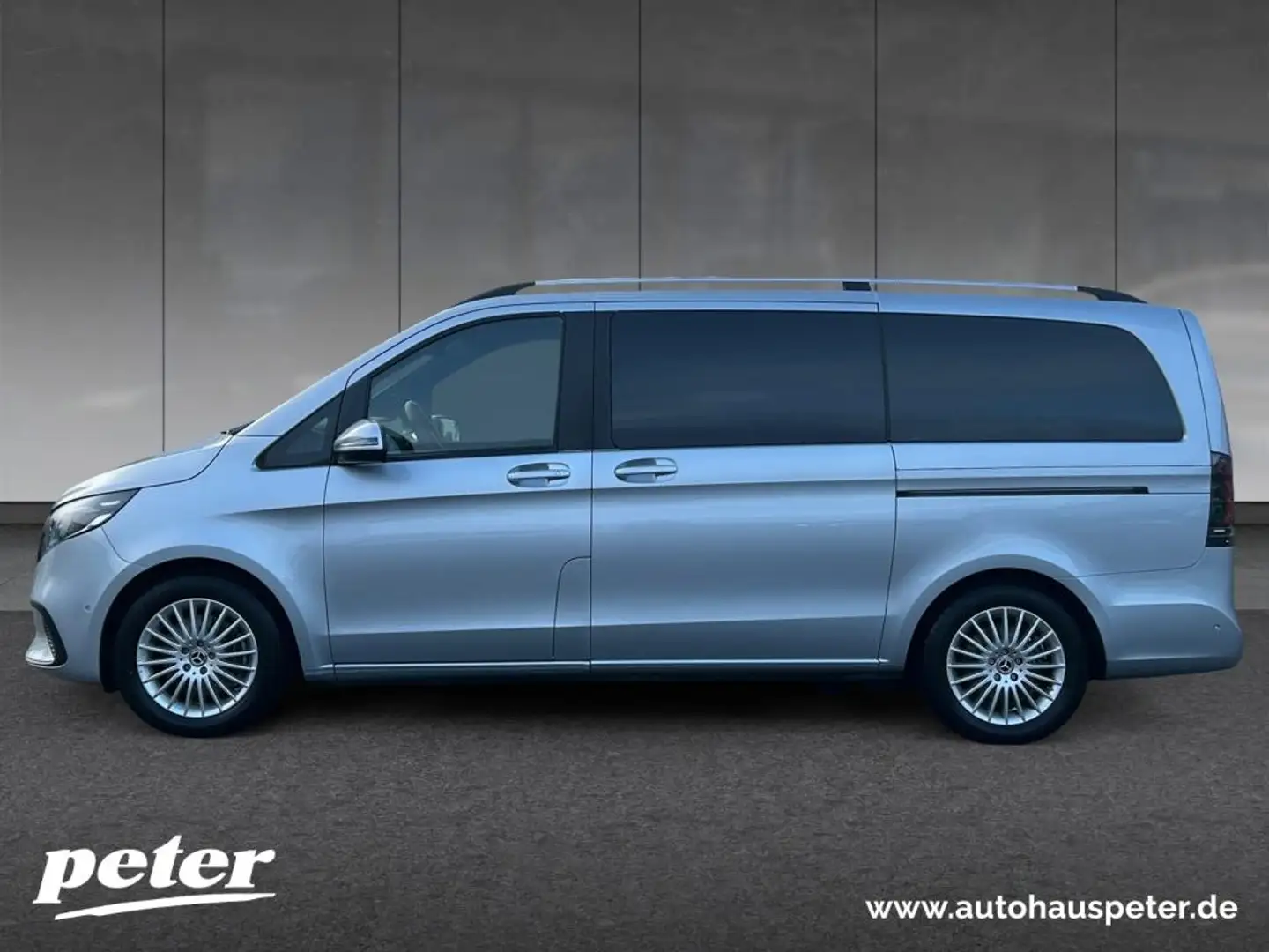 Mercedes-Benz V 250 d STYLE Lang 9GT+LED+DISTR+AHK+NAVI+KAM Argent - 2