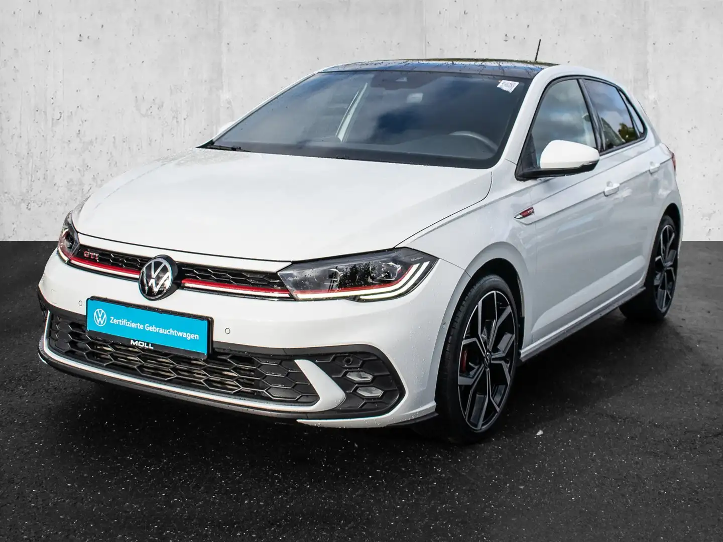 Volkswagen Polo GTI 2.0 TSI DSG PANO NAVI Wit - 2
