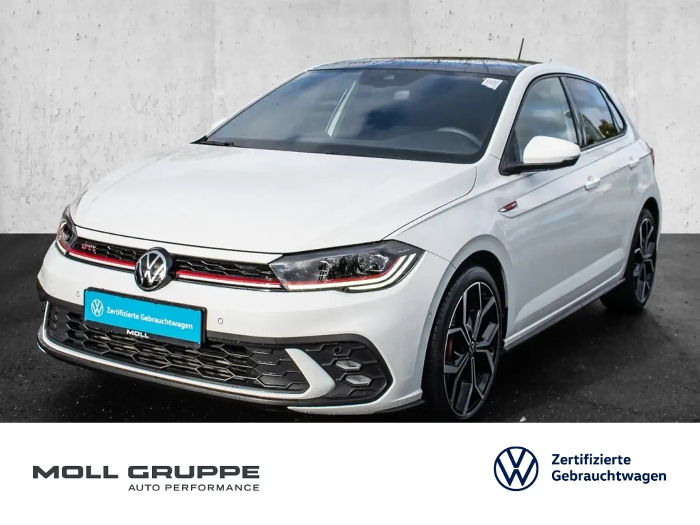 Volkswagen Polo GTI 2.0 TSI DSG PANO NAVI Wit - 1