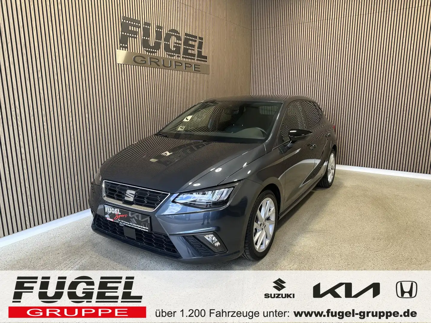 SEAT Ibiza 1.0 TSI FR LED|ALU|ACC|PDC|Garantie|DAB Gris - 1