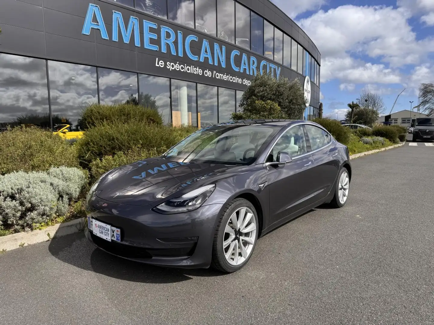 Tesla Model 3 Long Range Dual Motor AWD FULL AUTONOME Gris - 1