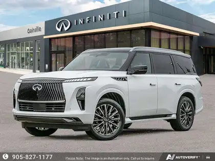 White 2027 INFINITI QX80 SUV / Crossover All-Wheel Drive Automatic