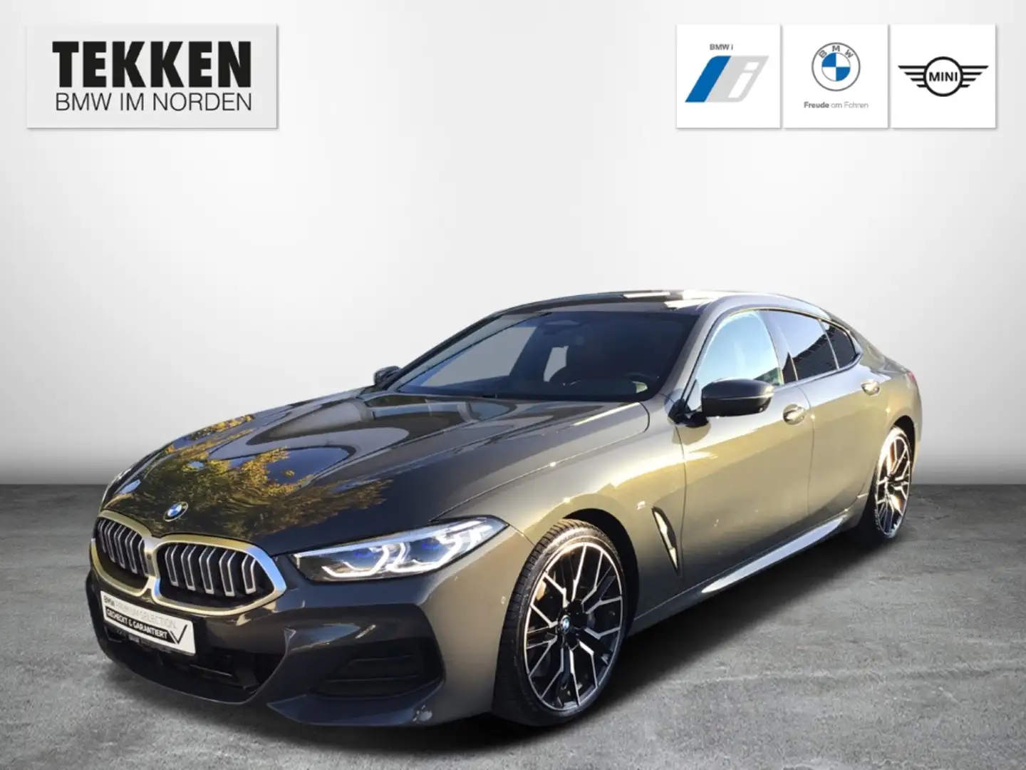 BMW 840 d xDrive Gran Coupe M Sport ACC/Sitzbelftg/360Grad Gris - 1
