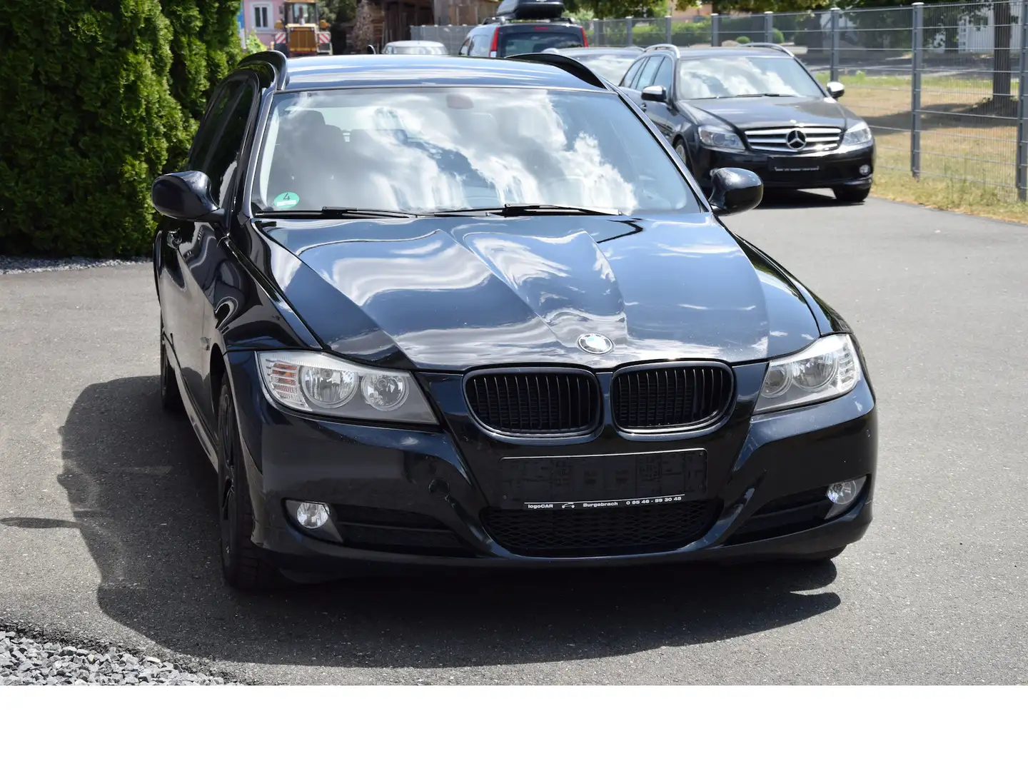 BMW 320 320d Touring Shadow Navi Klimaauto. all Black Nero - 2