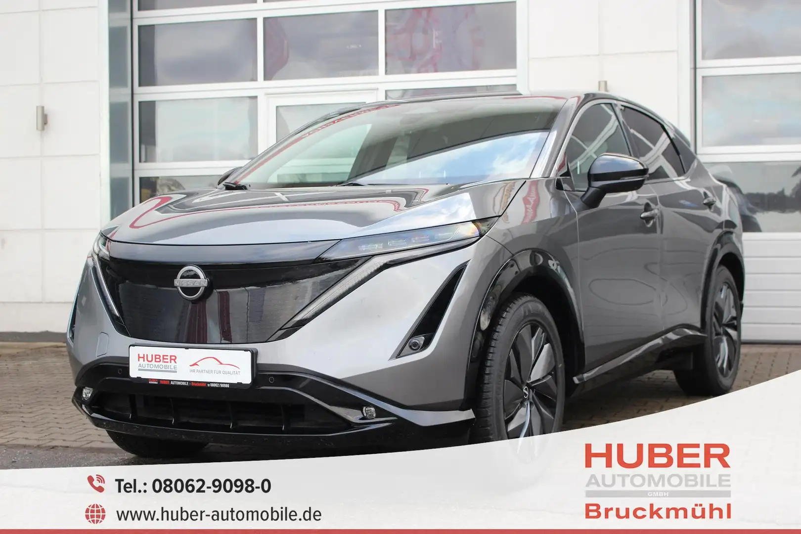 Nissan Ariya 218PS 63kWh OBC 22kW METALLIC/NAVI 160 kW (218 ... Grijs - 1