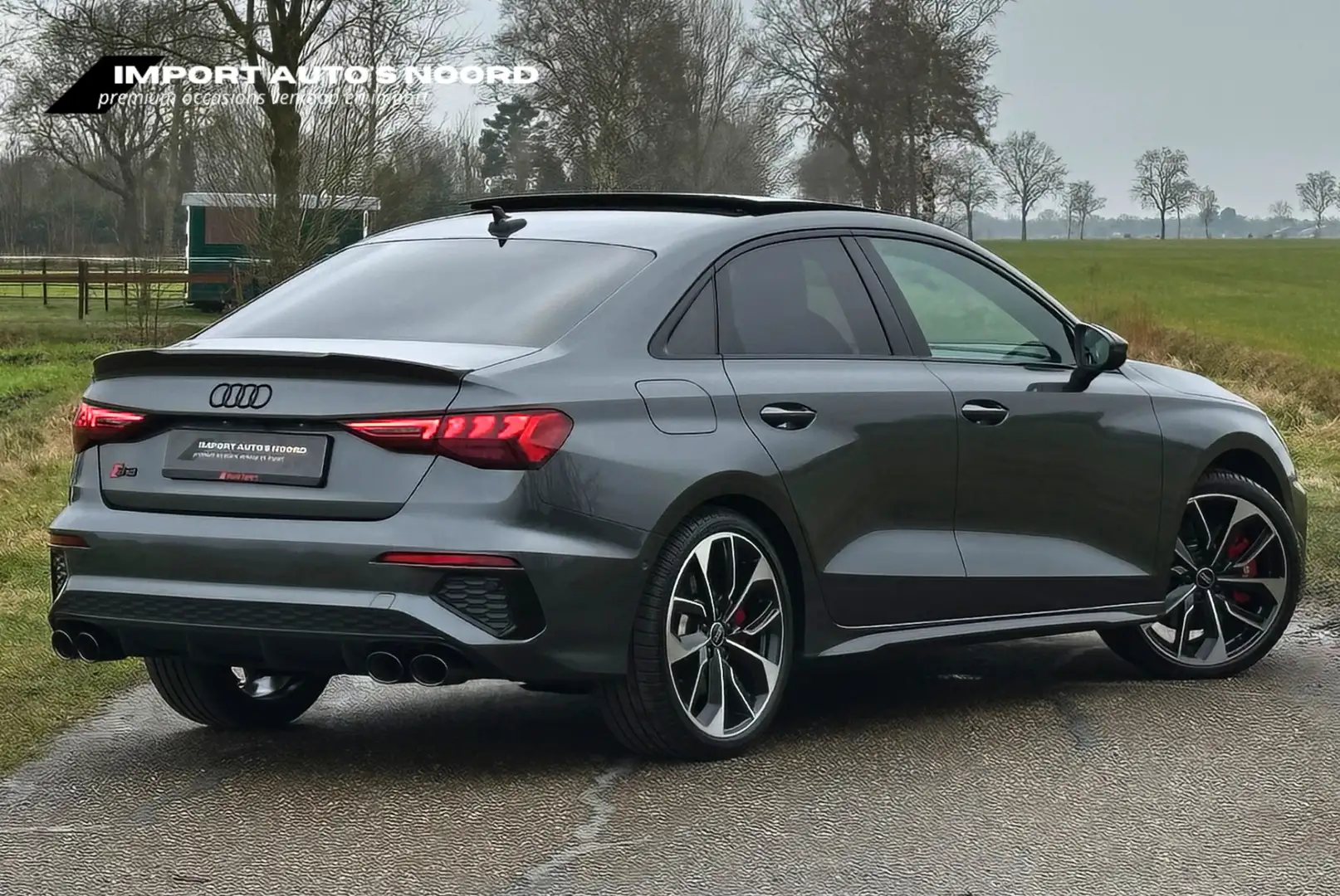 Audi S3 Limousine 2.0 TFSI quattro Pano B&O Carbon ACC Cam Gris - 2