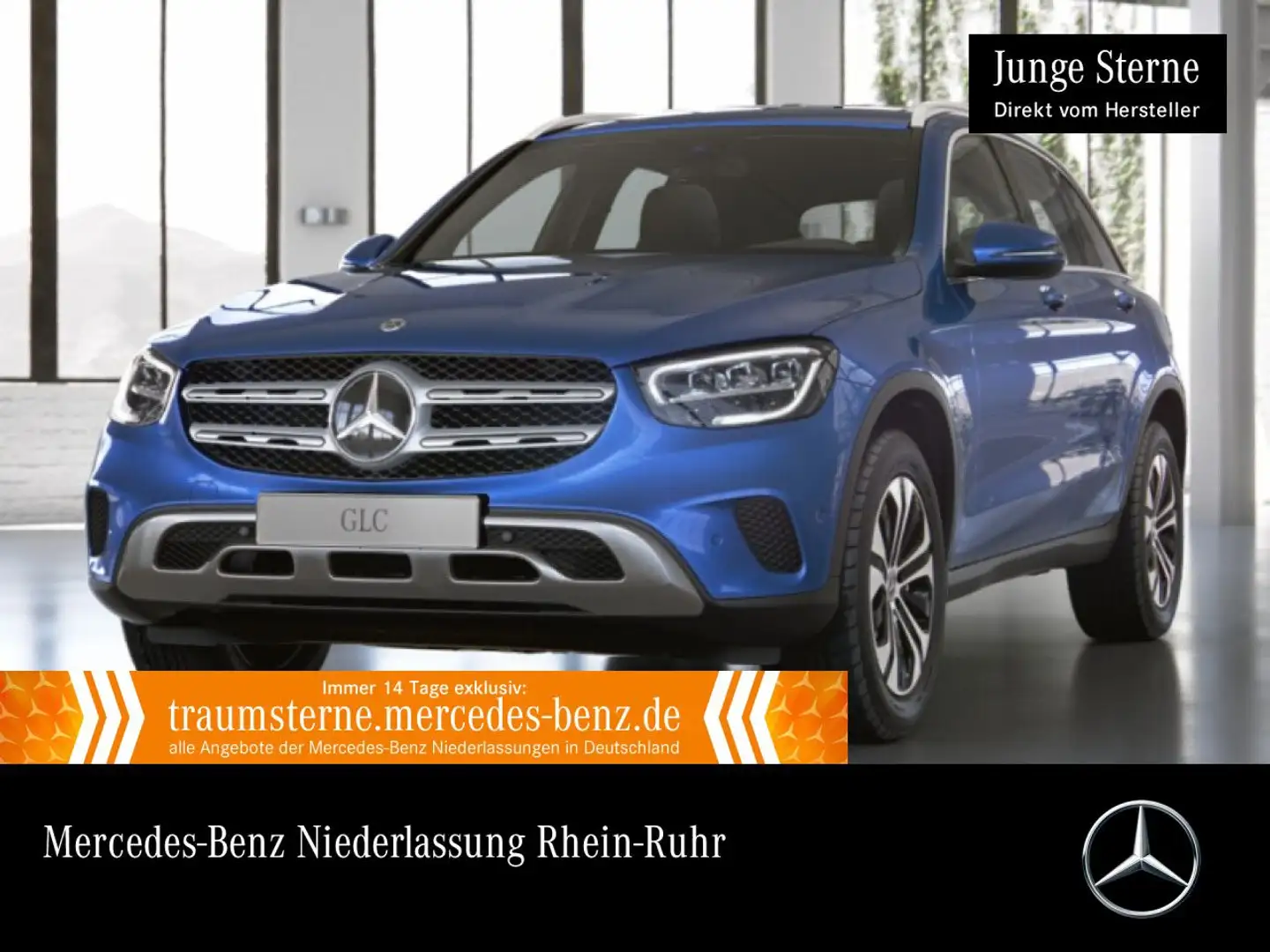 Mercedes-Benz GLC 300 e 4M LED+KAMERA+KEYLESS+9G Blau - 1