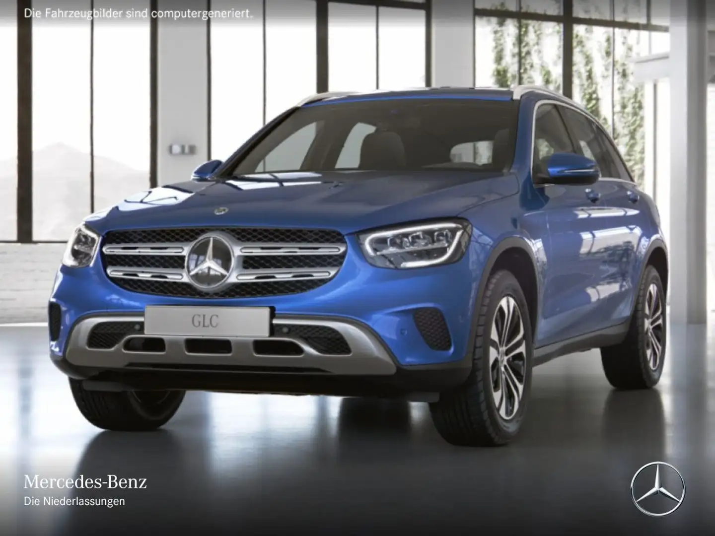 Mercedes-Benz GLC 300 e 4M LED+KAMERA+KEYLESS+9G Blau - 2