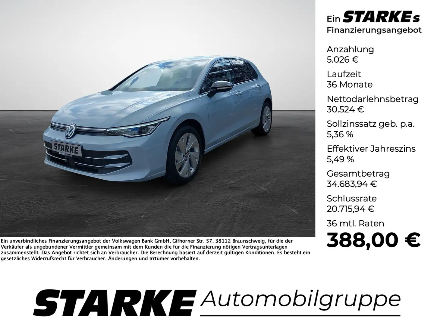 Volkswagen Golf 8 1.5 eTSI DSG Energy Bleu - 1