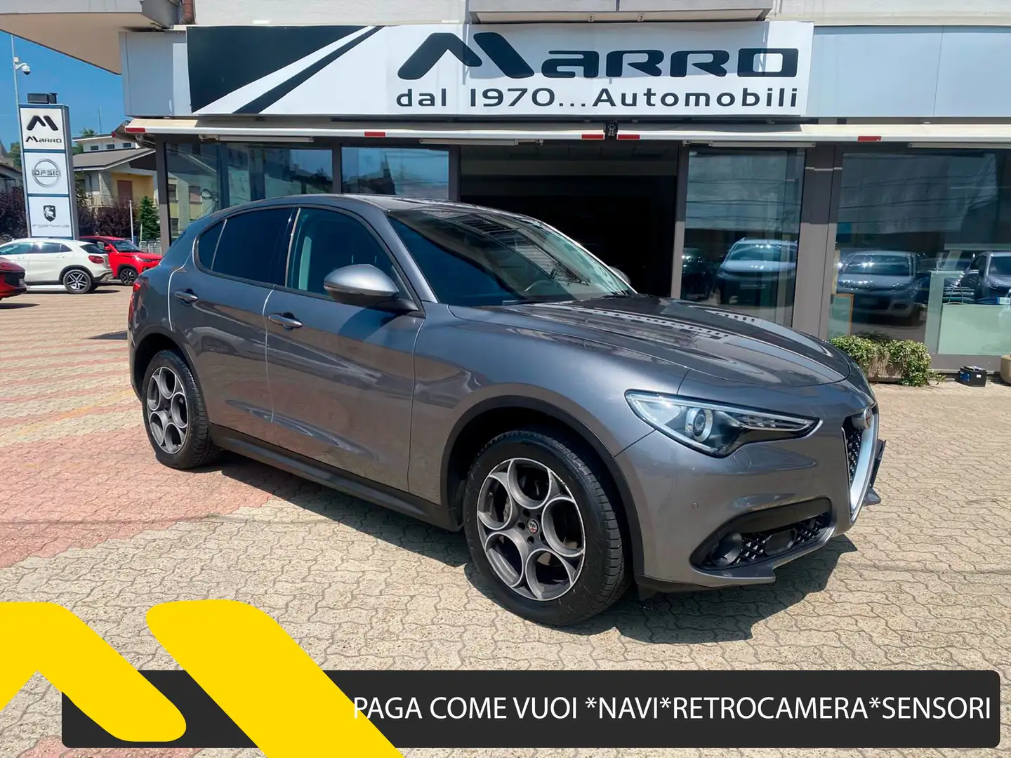 Alfa Romeo Stelvio 4x4  2.2 t Executive Q4 210cv Auto GOMME NUOVE Grigio - 1