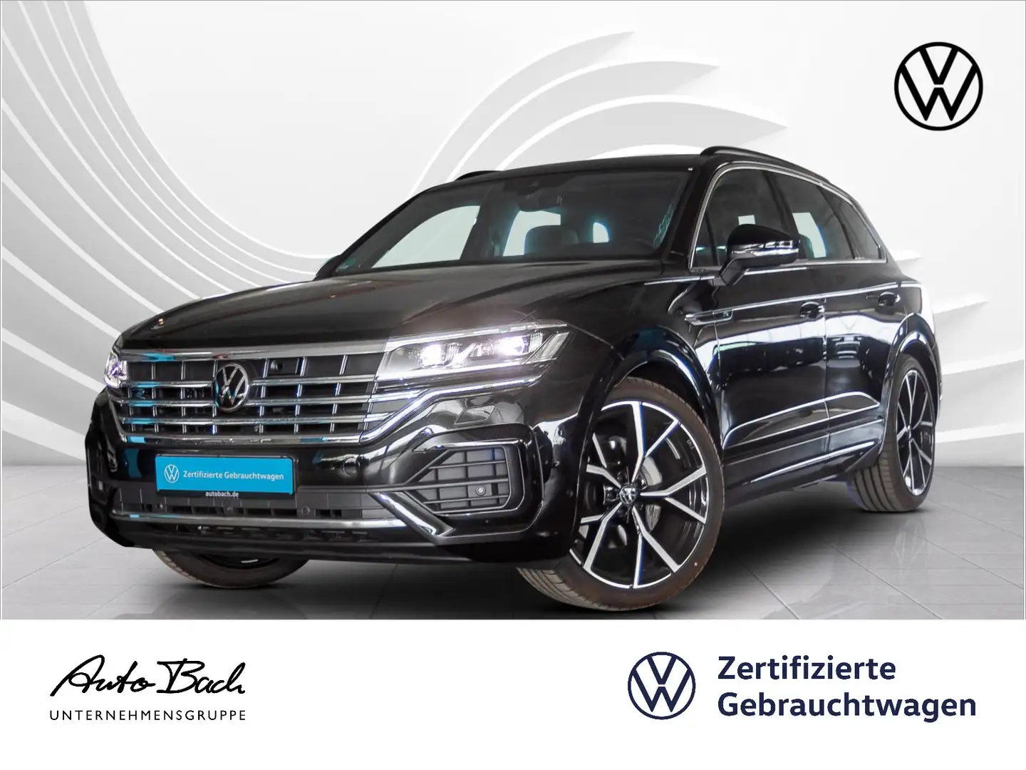 Volkswagen Touareg 3.0 V6 TDI R-Line, Navi, LED, Panoramada Schwarz - 1