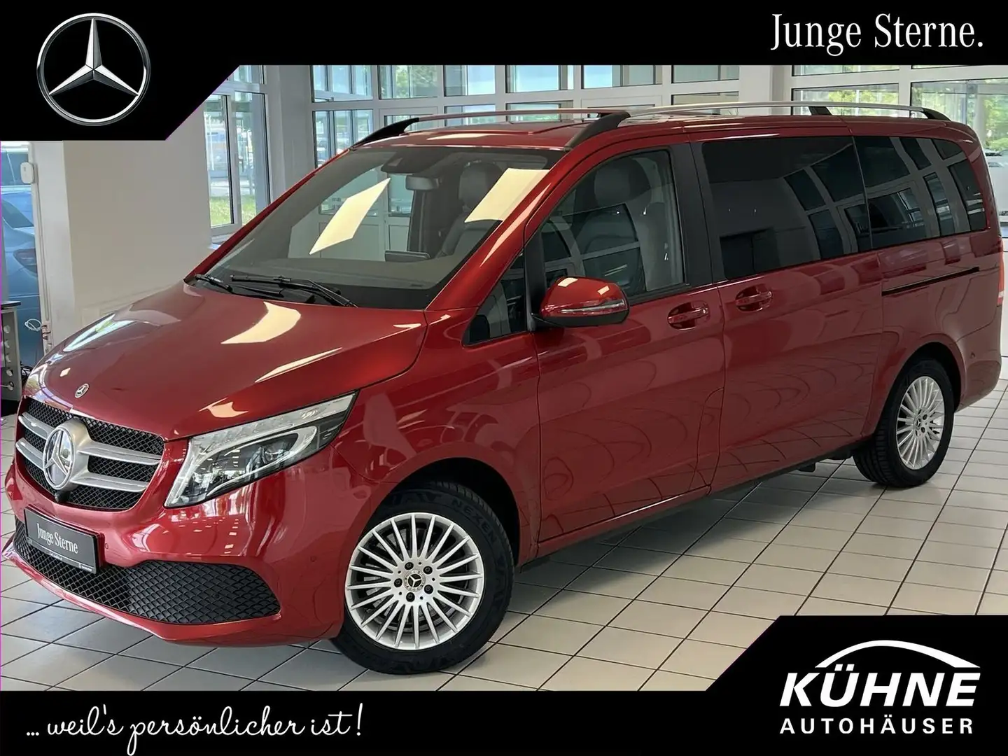 Mercedes-Benz V 300 d Avantgarde 4MATIC lang+360+Distro+StHzg Rot - 1