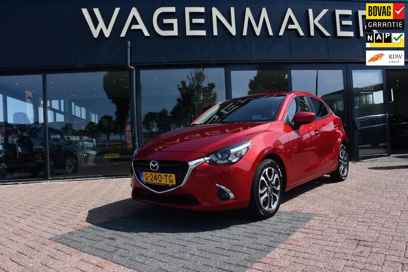Mazda 2 1.5 Skyactiv-G GT-M Clima|Cruise|NAVI|Headup|CARPL Rood - 1