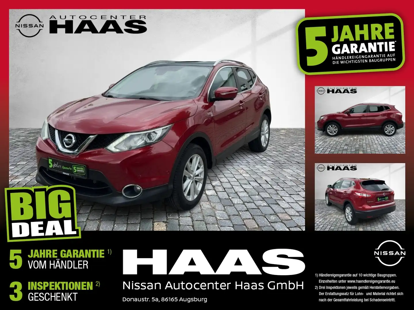 Nissan Qashqai 1.2 DIG-T Tekna Roşu - 1