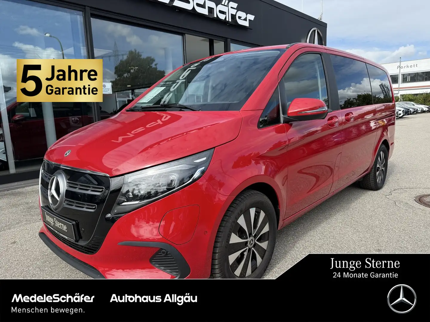 Mercedes-Benz EQV 300 EQV 300 Lang JUPITERROT NEUES MODELL MULTIBEAM Rot - 1