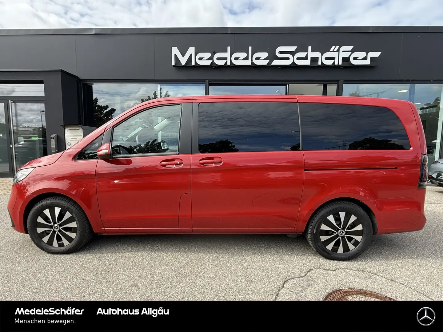 Mercedes-Benz EQV 300 EQV 300 Lang JUPITERROT NEUES MODELL MULTIBEAM Rot - 2